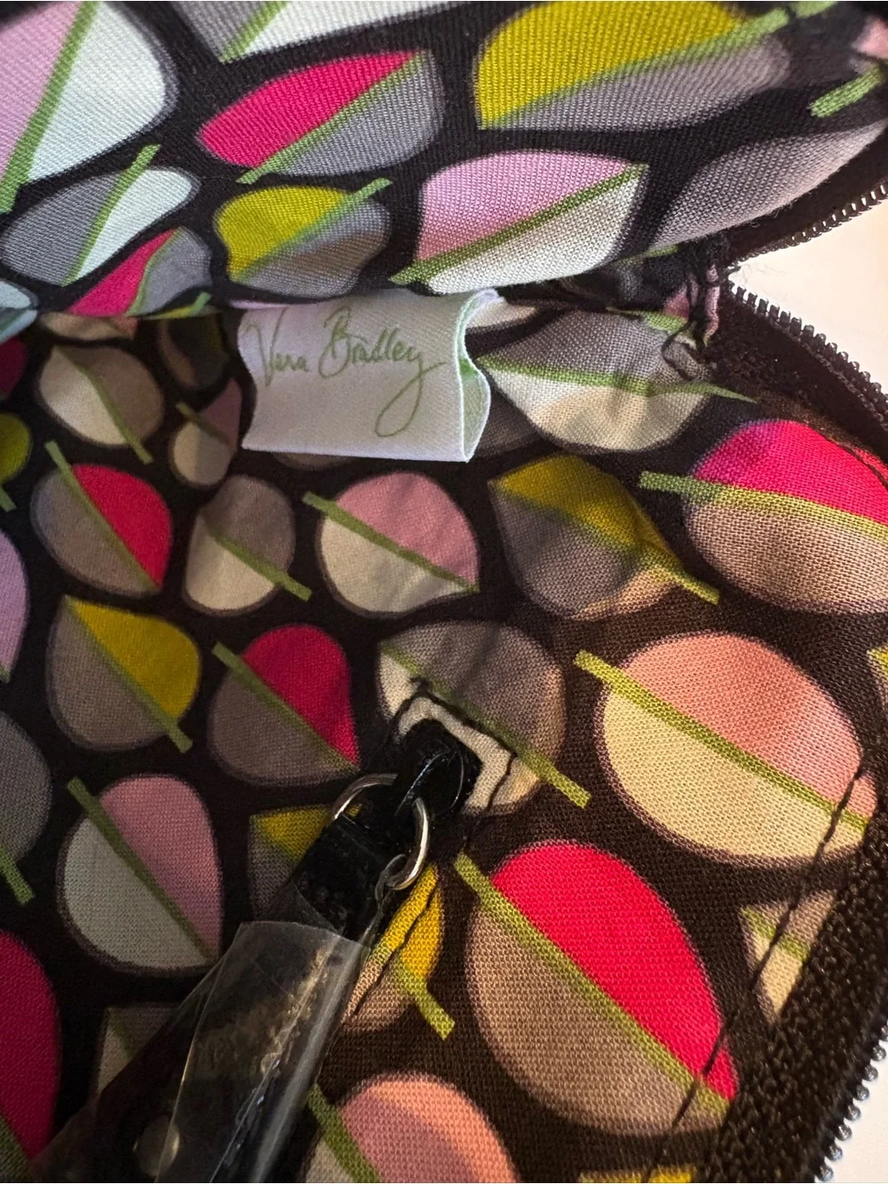 Vera Bradley Black Quilted Chain Strap Crossbody
